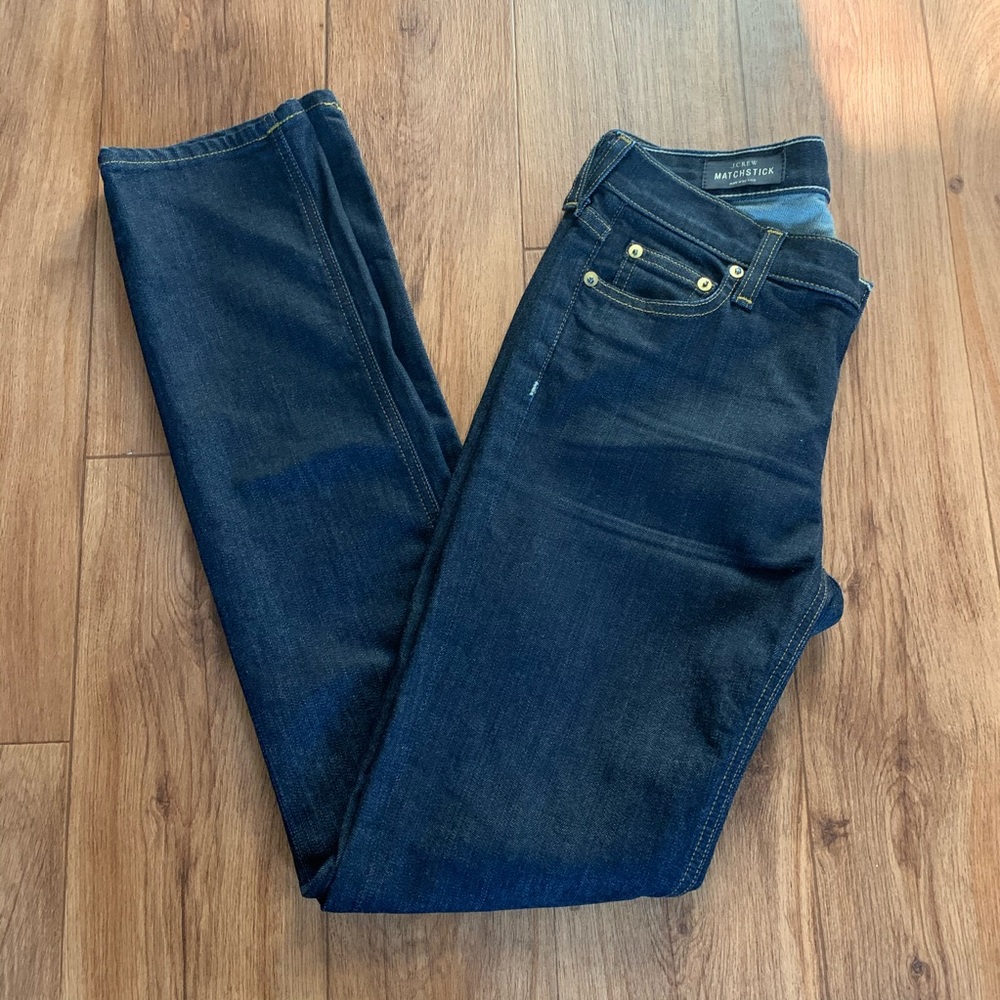 J.Crew Matchstick Straight Leg Jeans Size 26